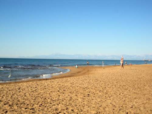 Beach and Mediterranean Sea landscape in Turkey free photo