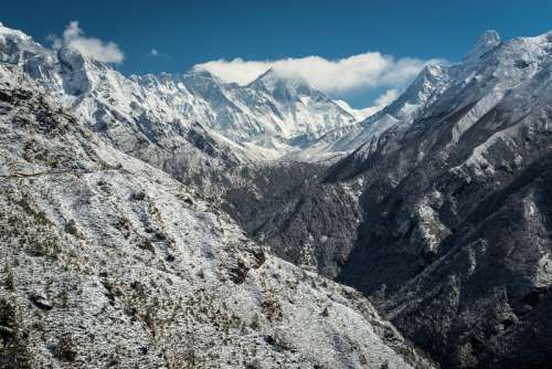 Beautiful Himalayan Landscape in Nepal free photo