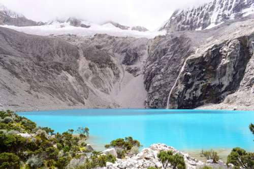 Beautiful Landscape and Lagoon in Peru free photo