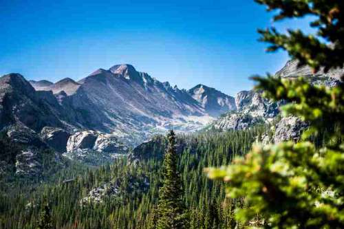 Beautiful Landscape of Rocky Mountains National Park, Colorado free photo