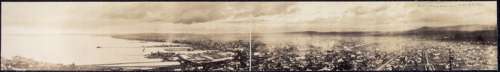 Bellingham circa 1909 Panorama in Washington free photo