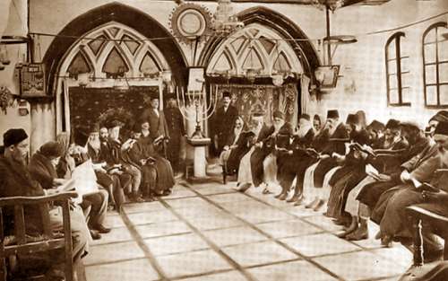 Ben-Zakai Synagogue in 1893 in Jersusalem, Israel free photo