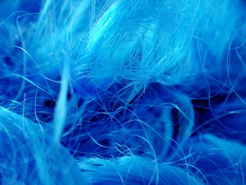Blue Silk Threads free photo