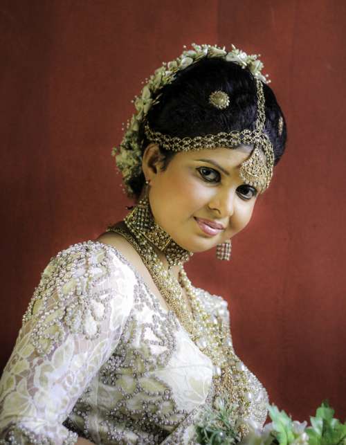 Bride in Sri Lanka free photo