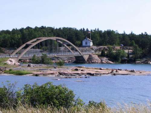 Bridge to Prästö in Sund municipality, Finland free photo