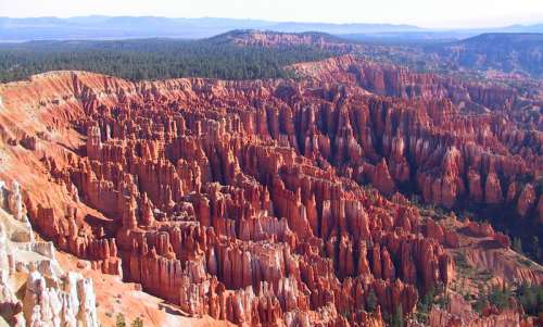 Bryce Amphitheater rock formations at Bryce Canyon National Park, Utah free photo