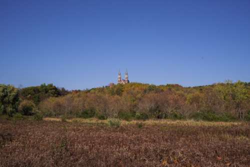 Cathedral on top of the hill at Holy Hill, Wisconsin free photo