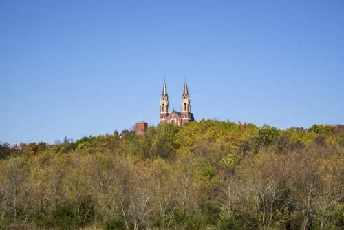 The Chapel on top of Holy Hill, Wisconsin free photo