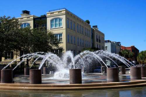 Charleston Fountain in Charleston, South Carolina free photo