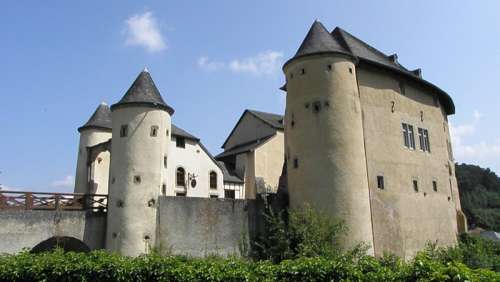 Chateau Castle in Luxembourg free photo