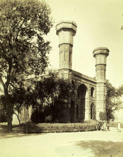 Chauburji in Lahore, Pakistan in 1880 free photo
