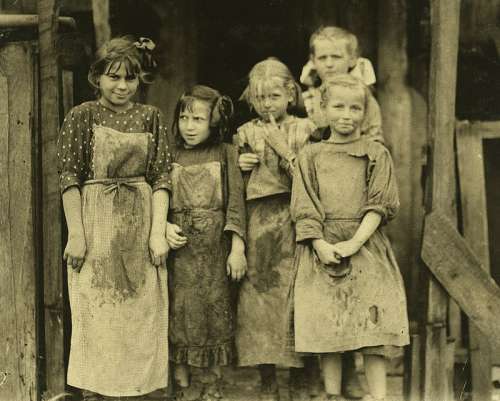 Children in Port Royal, South Carolina in 1912 free photo