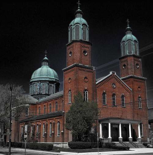Church Basilica in Buffalo, New York free photo