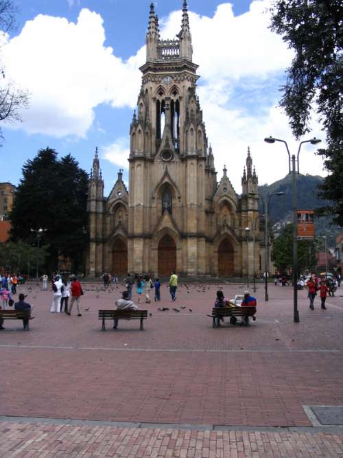 Church of Our Lady of Lourdes in Bogota Colombia free photo