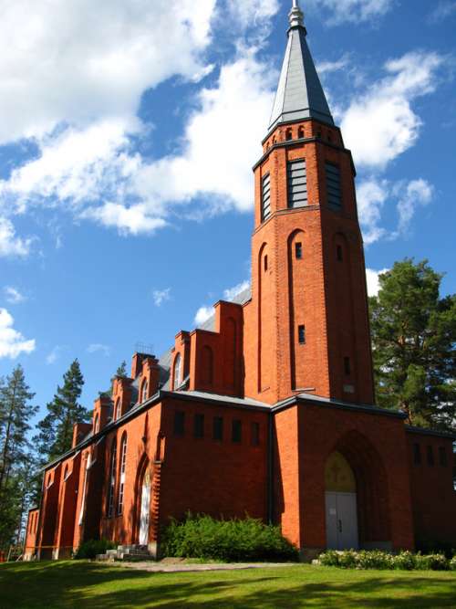 Church of Saari in Parikkala, Finland free photo