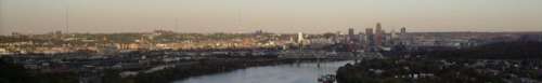 Cincinnati, Ohio skyline from Mount Echo Park free photo