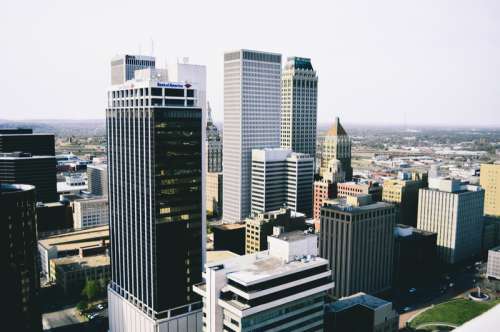 Cityscape and Towers in Tulsa, Oklahoma free photo