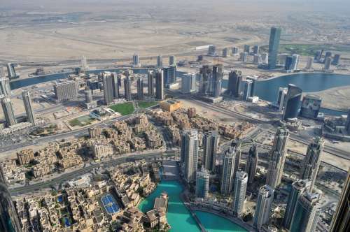 Cityscape of Dubai, United Arab Emirates UAE free photo