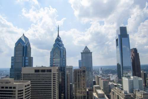 Cityscape of Philadelphia, Pennsylvania free photo