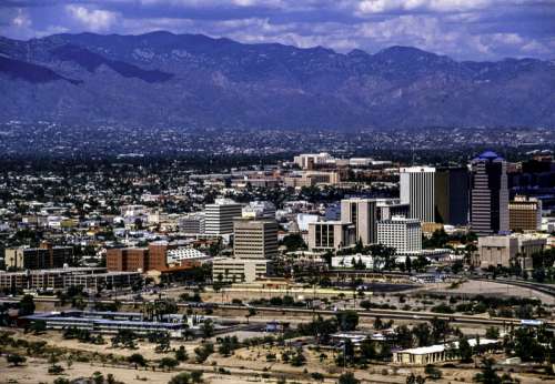 Cityscape of Tucson, Arizona free photo
