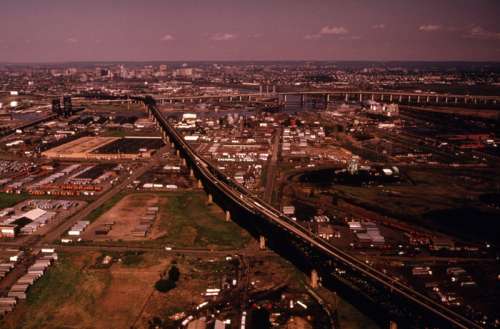 Cityscape View of Jersey City, New Jersey free photo
