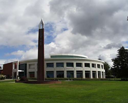 Clark College chime tower in Vancouver, Washington free photo