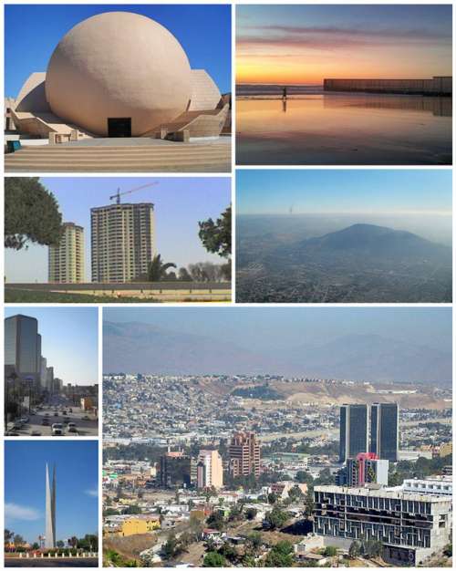 Collage of Tijuana, Baja California, Mexico free photo