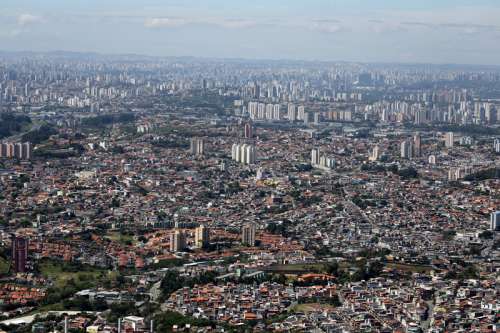 Complete overview of Sao Paulo, Brazil free photo