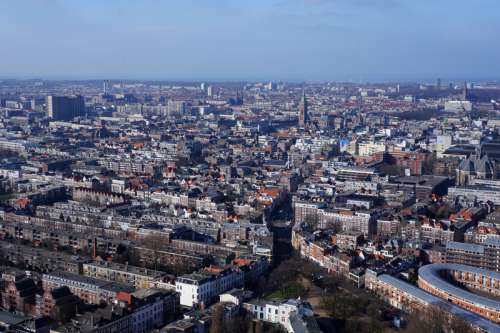 Daytime Cityscape View of The Hague, Netherlands free photo