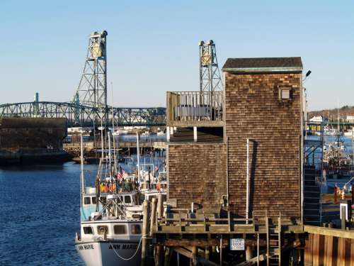 Docks at Portsmouth, New Hampshire free photo