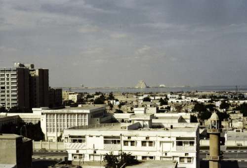 Doha in the 1980s in Qatar free photo