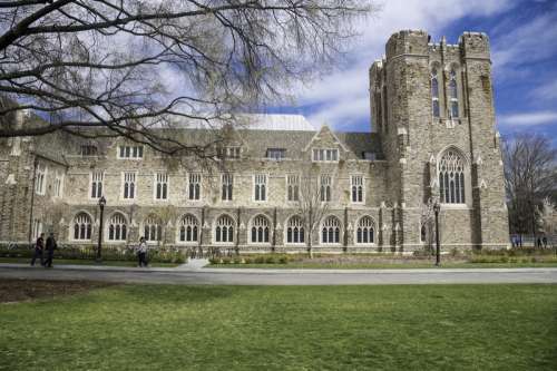 Duke University at the sides of the Quad in Durham, North Carolina free photo
