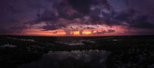 Dusk over the Landscape in Florida free photo