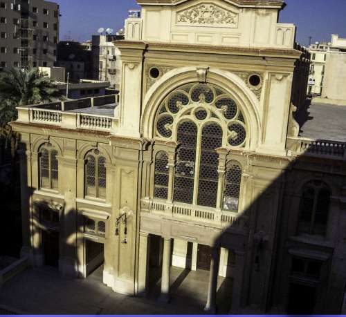 Eliyahu Hanavi Synagogue in Alexandria, Egypt free photo