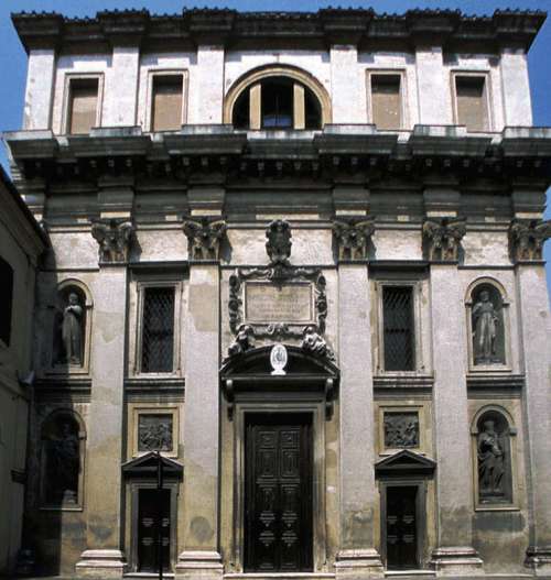 Façade of the church of San Gaetano Thiene in Padua, Italy free photo