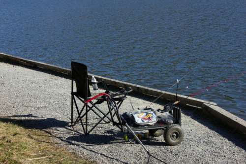 Fishing Chair and Equipment free photo