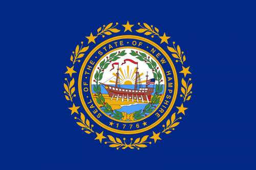 Flag of New Hampshire free photo