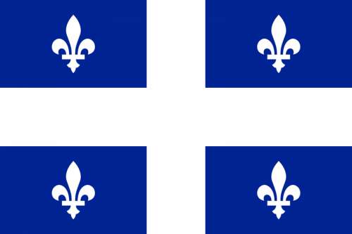 Flag of Quebec free photo