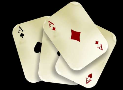 Four Cards - Aces free photo