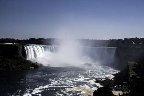 Full View of Horseshoe Falls at Niagara Falls, Ontario, Canada free photo