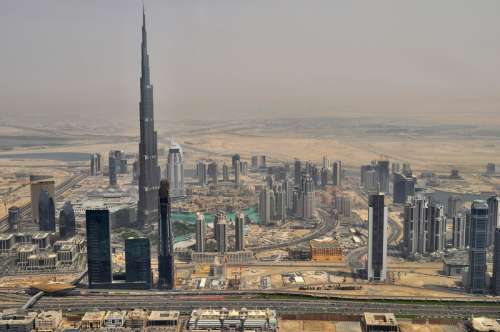 Great Cityscape of Dubai, United Arab Emirates, UAE free photo