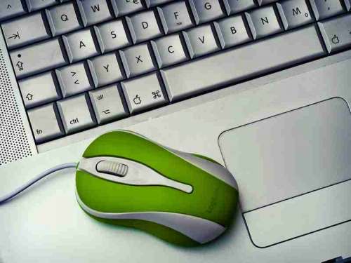 Green Mouse with Keyboard free photo
