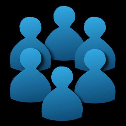 Group of members users icon free photo