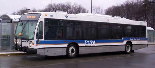 GRT Bus in Kitchener, Ontario, Canada free photo