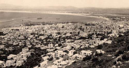 Haifa in 1930 Cityscape in Israel free photo