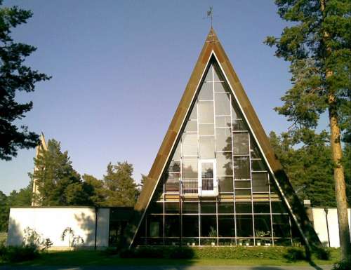 Hailuoto Church, built in 1972 in Finland free photo