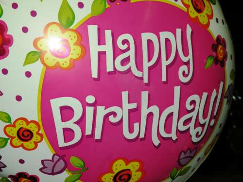 Happy Birthday Balloon Image free photo