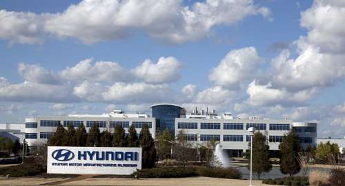 Hyundai Manufacturing Plant in Montgomery, Alabama in 2010 free photo