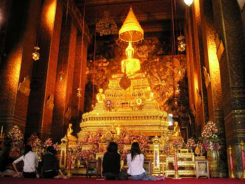 Inside the Temple in Bangkok, Temple free photo