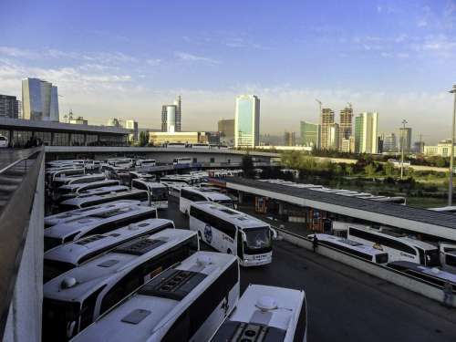 Intercity Bus Terminal in Yenimahalle, Ankara, Turkey free photo